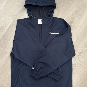 Champion Men's Dark Blue Windbreaker